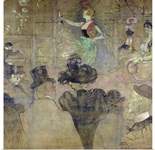 Dancing at the Moulin Rouge: La Goulue, 1895 (oil on canvas)