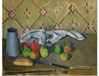 Fruit, Serviette and Milk Jug, c.1879 82 (oil on canvas)