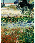 Garden in Bloom, Arles, 1888 (oil on canvas)