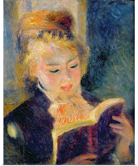 Girl Reading, 1874 (oil on canvas)
