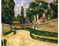 Houses Along a Road, c.1881 (oil on canvas)