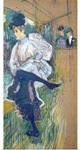 Jane Avril (1868 1943) Dancing, c.1892 (oil on card)