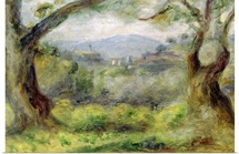 Landscape at Les Collettes, 1910 (oil on canvas)