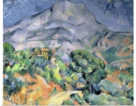 Mont Sainte Victoire, 1900 (oil on canvas)
