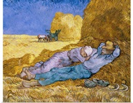 Noon, or The Siesta, after Millet, 1890 (oil on canvas)