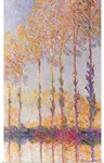 Poplars on the Banks of the Epte, 1891 (oil on canvas)