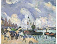 Quai de Bercy, Paris, 1873 75 (oil on canvas)