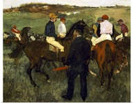 Racehorses (Leaving the Weighing) c.1874-78