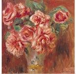 Roses in a Vase, c.1890 (oil on canvas)