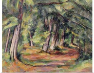 Sous bois (pres du Jas de Bouffan) 1890 94 (oil on canvas)