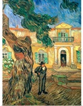 St. Pauls Hospital, St Remy, 1889 (oil on canvas)