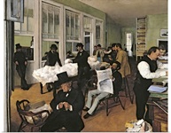 The Cotton Exchange, New Orleans, 1873 (oil on canvas)