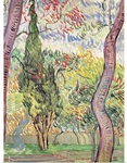 The Garden of St. Pauls Hospital, St. Remy, October 1889 (oil on canvas)