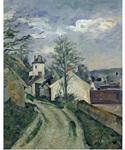 The House of Doctor Gachet (1828 1909) at Auvers, 1872 73 (oil on canvas)