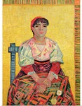 The Italian: Agostina Segatori, 1887 (oil on canvas)