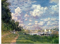 The Marina at Argenteuil, 1872 (oil on canvas)