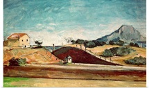 The Railway Cutting, c.1870 (oil on canvas)