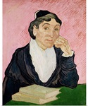 The woman from Arles (oil on canvas)