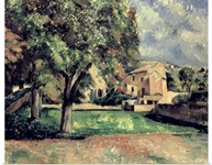 Trees in a Park, Jas de Bouffan, 1885 87 (oil on canvas)