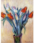 Tulips, 1885 (oil on canvas)
