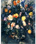 Vase of Flowers, 19th (oil on canvas)