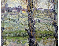 View of Arles, 1889 (oil on canvas)