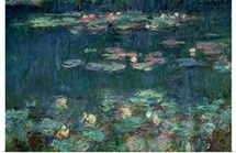 Waterlilies: Green Reflections, 1914 18 (right section)