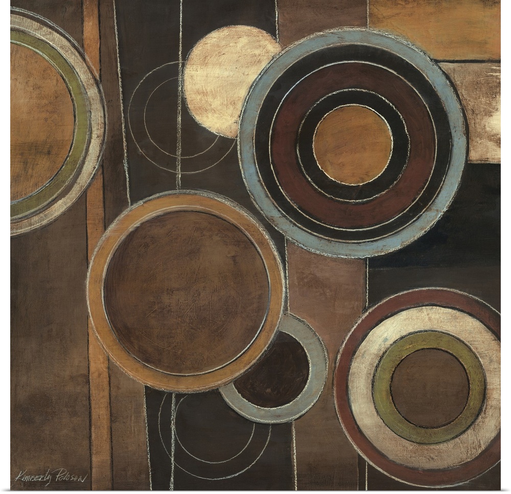 Poster Print Wall Art entitled Abstract Circles II eBay