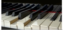 Piano keyboard.