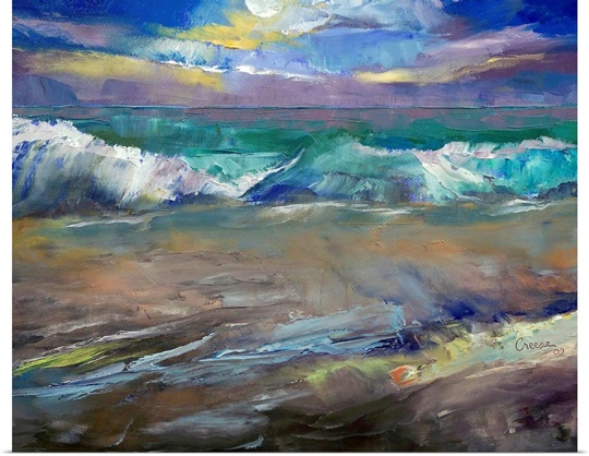 Moonlit Waves