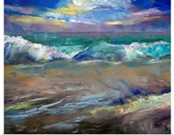 Moonlit Waves