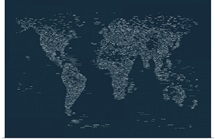 City Names World Map