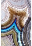 Geode with Bright Aqua Blue
