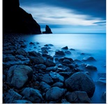 Talisker Bay Under a Winter Moon