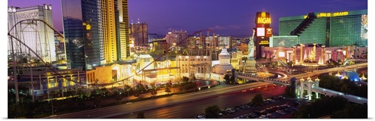 High angle view of a city, Las Vegas, Nevada