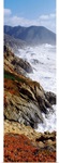 Waves breaking on rocks, Big Sur, Carmel, Monterey County, California