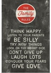 Be Silly Family Rules