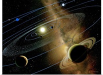 Saturn and solar system