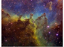 Part of the IC1805 Heart nebula in Cassiopeia