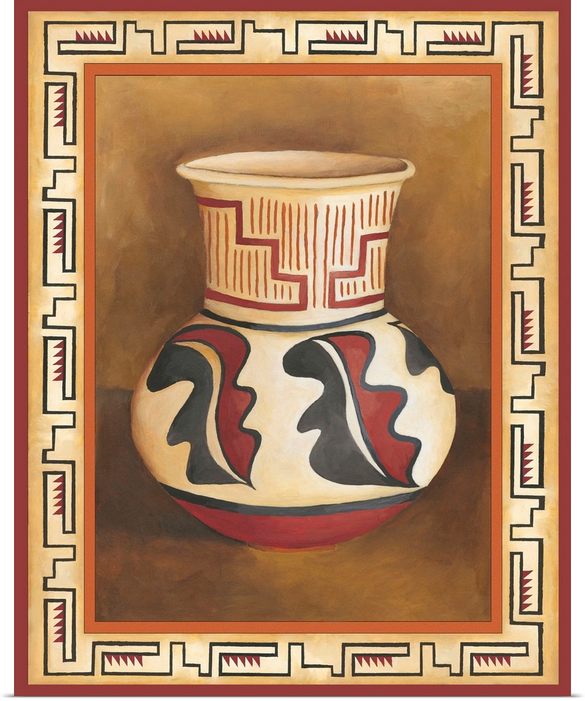 Poster Print Wall Art entitled Southwest Pottery III eBay