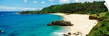 Hawaii, Oahu, Waimea Bay, View Of Beach And Ocean