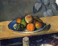 Apples, Pears and Grapes, c.1879 (oil on canvas)