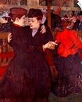 At the Moulin Rouge: The Two Waltzers, 1892 (board)