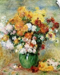 Bouquet of Chrysanthemums, c.1884 (oil on canvas)