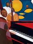 Cobalt Jazz, 2007 (oil and acrylic on canvas)