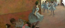 Dancers Ascending a Staircase, c.1886 88 (oil on canvas)