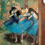 Dancers in blue, 1890 (oil on canvas)