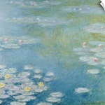 Nympheas at Giverny, 1908 (oil on canvas)