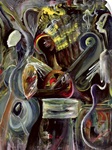 Pearl Jam (acrylic on canvas)