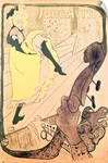 Poster advertising Jane Avril (1868 1943) at the Jardin de Paris, 1893 (colour litho)